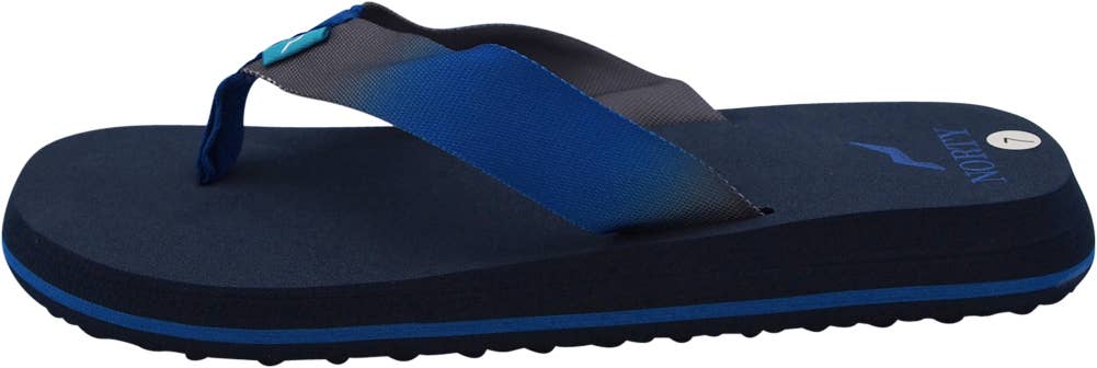 Norty WOMENS 5-10 SANDAL FLIP FLOP - BLACK BLUE (15406)